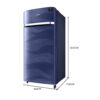 Samsung RR21T2G2XUV/HL 198 L-4 Star Inverter Direct-Cool Single Door Refrigerator - Image 4
