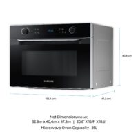 Samsung MC35J8085PT 35L Convection Microwave Oven Black - Image 8