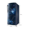 Samsung RR20T282YU8 192L 3 Star Direct-Cool Single Door Refrigerator - Image 4